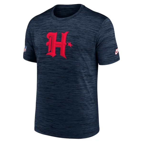 Houston texans nike alternate logo velocity performance t shirt Navy M