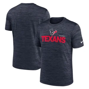 Houston texans nike blitz velocity modern performance t shirt Navy