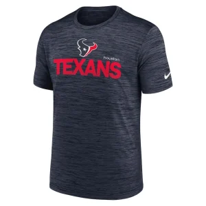 Houston texans nike blitz velocity modern performance t shirt Navy M