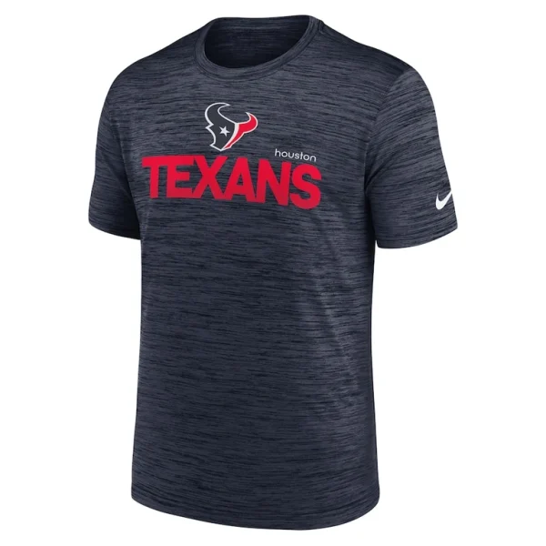 Houston texans nike blitz velocity modern performance t shirt Navy M