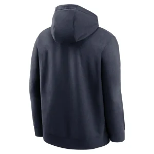 Houston texans nike city code club fleece pullover hoodie Navy L