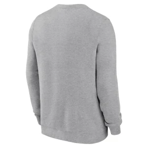 Houston texans nike club pullover sweatshirt Heather gray L