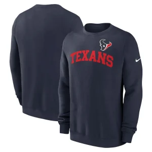 Houston texans nike club pullover sweatshirt Navy