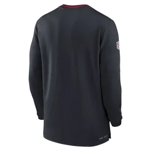 Houston texans nike coach half zip sweatshirt Black L