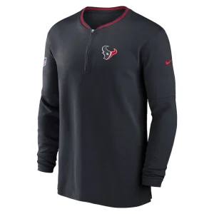 Houston texans nike coach half zip sweatshirt Black M