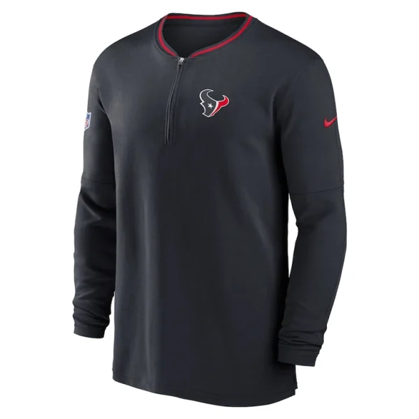 Houston texans nike coach half zip sweatshirt Black M