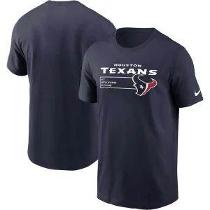 Houston texans nike division essential t shirt Navy