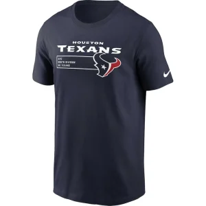 Houston texans nike division essential t shirt Navy M