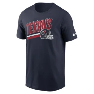 Houston texans nike essential blitz lockup t shirt Navy M