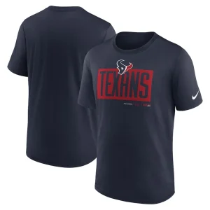 Houston texans nike exceed performance t shirt Navy