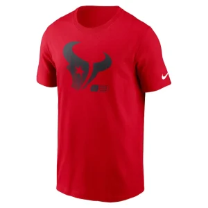 Houston texans nike faded essential t shirt Red M