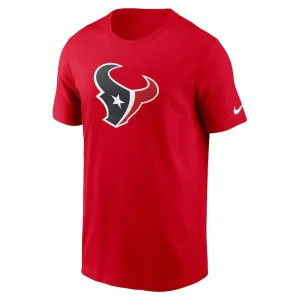 Houston texans nike fan gear primary logo t shirt Red M