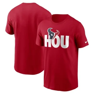 Houston texans nike local essential t shirt Red