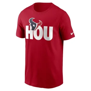 Houston texans nike local essential t shirt Red M