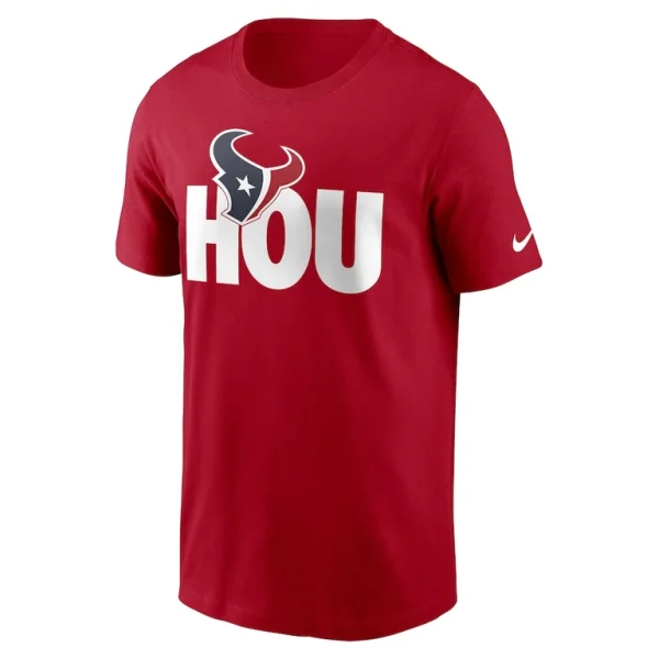 Houston texans nike local essential t shirt Red M