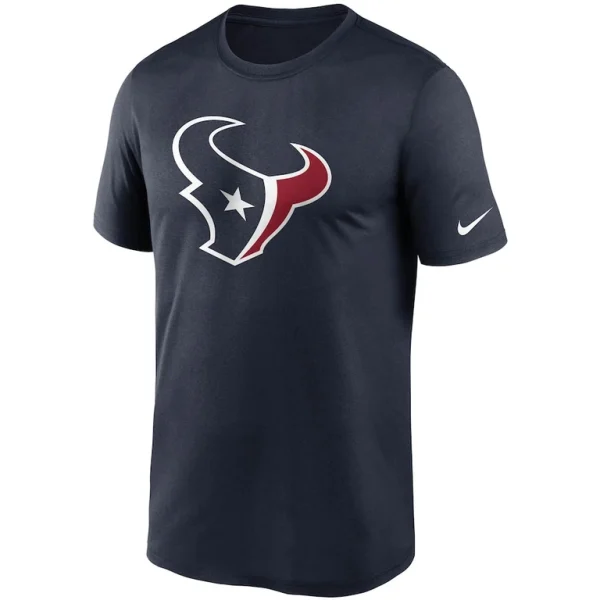 Houston texans nike logo essential legend performance t shirt Navy M