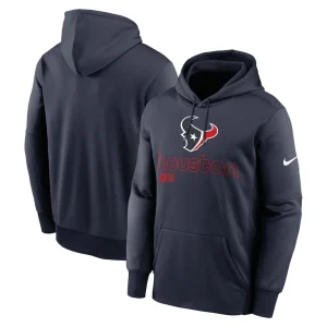 Houston texans nike performance pullover hoodie Navy