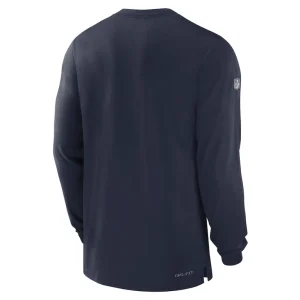 Houston texans nike player long sleeve performance t shirt Navy L