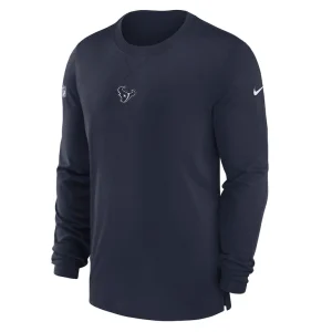 Houston texans nike player long sleeve performance t shirt Navy M