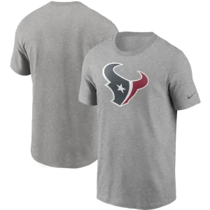 Houston texans nike primary logo t shirt Heathered gray