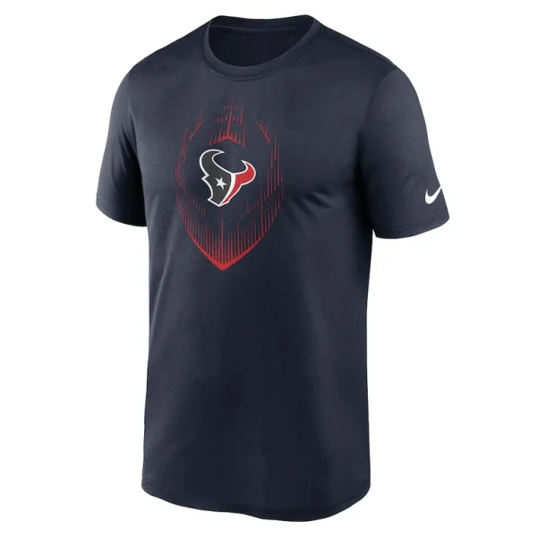 Houston texans nike primetime legend icon performance t shirt Navy M