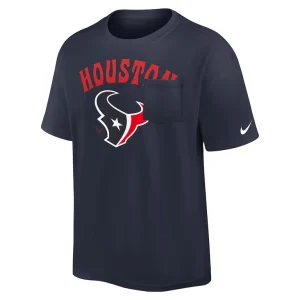 Houston texans nike rewind heavy max 90 pocket t shirt Navy M