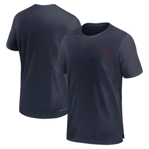 Houston texans nike sideline coach performance t shirt Navy