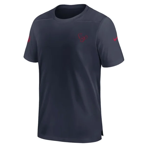 Houston texans nike sideline coach performance t shirt Navy M