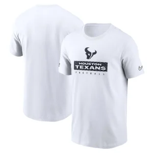 Houston texans nike sideline performance t shirt White