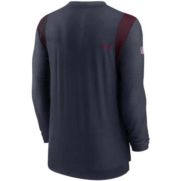 Houston texans nike sideline player uv performance long sleeve t shirt Navy L