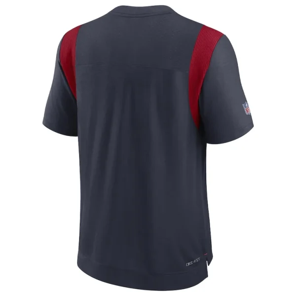 Houston texans nike sideline tonal logo performance player t shirt Navy L