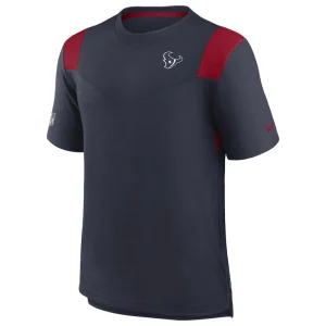 Houston texans nike sideline tonal logo performance player t shirt Navy M