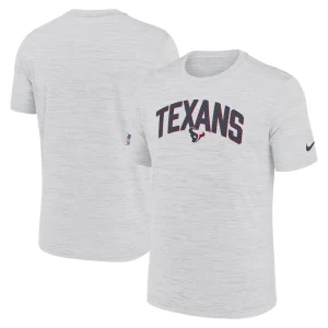 Houston texans nike sideline velocity athletic stack performance t shirt White