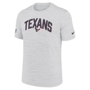 Houston texans nike sideline velocity athletic stack performance t shirt White M