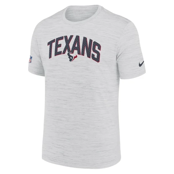 Houston texans nike sideline velocity athletic stack performance t shirt White M