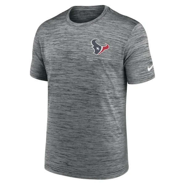 Houston texans nike velocity performance t shirt anthracite Multi M