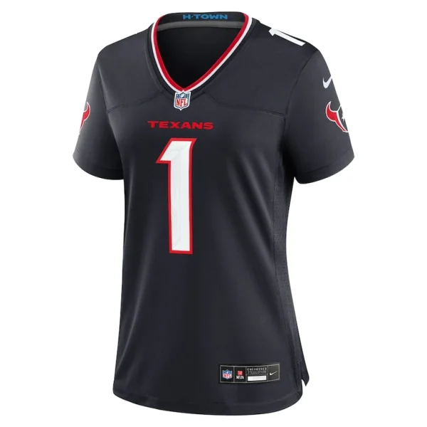 Houston texans nike womens 1 mom game jersey Navy M
