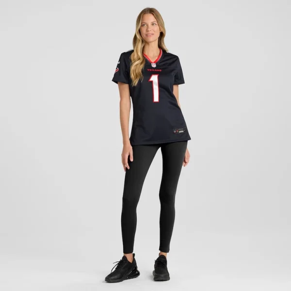 Houston texans nike womens 1 mom game jersey Navy XL