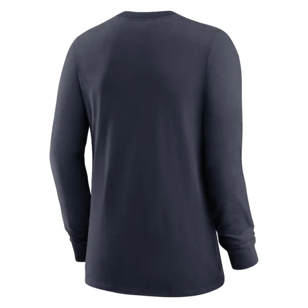 Houston texans nike womens prime split long sleeve t shirt Navy M