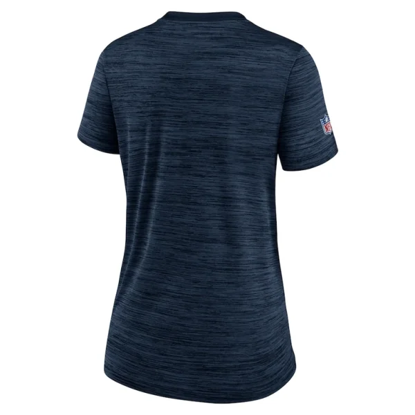 Houston texans nike womens sideline velocity lockup performance t shirt Navy M