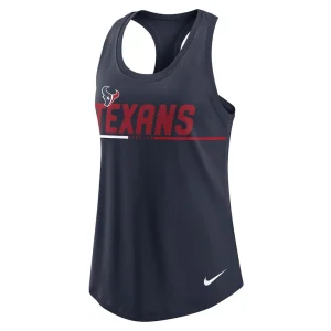 Houston texans nike womens team name city tri blend racerback tank top Navy S