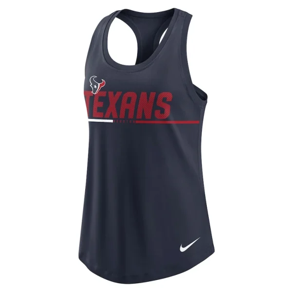 Houston texans nike womens team name city tri blend racerback tank top Navy S