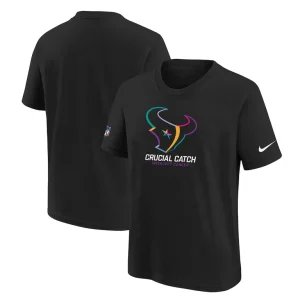 Houston texans nike youth 2024 nfl crucial catch t shirt Black