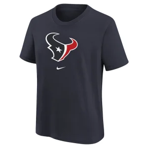 Houston texans nike youth logo t shirt Navy Yth M