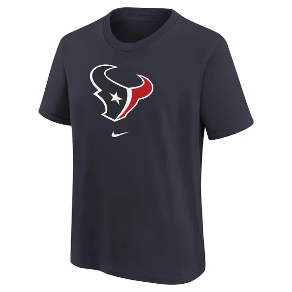 Houston texans nike youth logo t shirt Navy Yth M