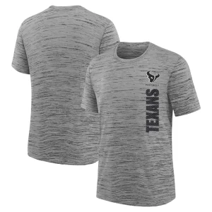 Houston texans nike youth sideline velocity performance t shirt Heather charcoal