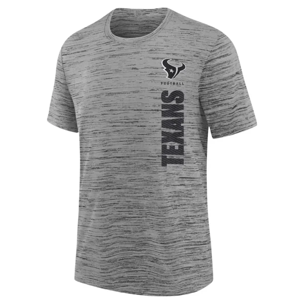 Houston texans nike youth sideline velocity performance t shirt Heather charcoal Yth M