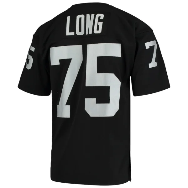 Howie long las vegas raiders 1983 mitchell ness authentic throwback retired player jersey Black 44