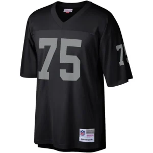 Howie long las vegas raiders mitchell ness legacy replica jersey Black M