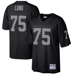 Howie long las vegas raiders mitchell ness retired player legacy replica jersey Black